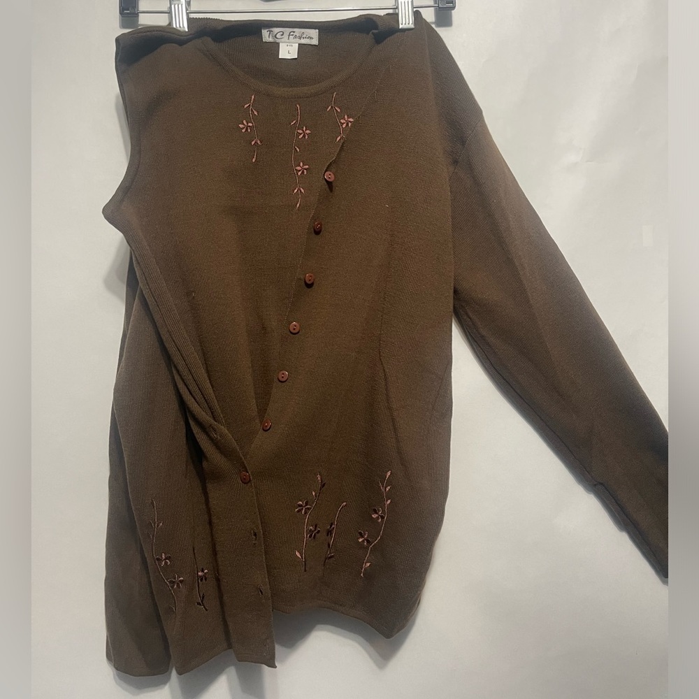 2 piece set tank top with button up long sleeve